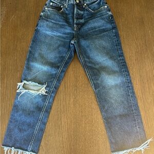 Everlane Like New Women's Blue Ankle Jeans